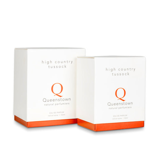 High Country Tussock natural perfume 100ml and 50ml