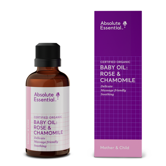 Baby Oil: Rose & Chamomile Essential Oil Blend